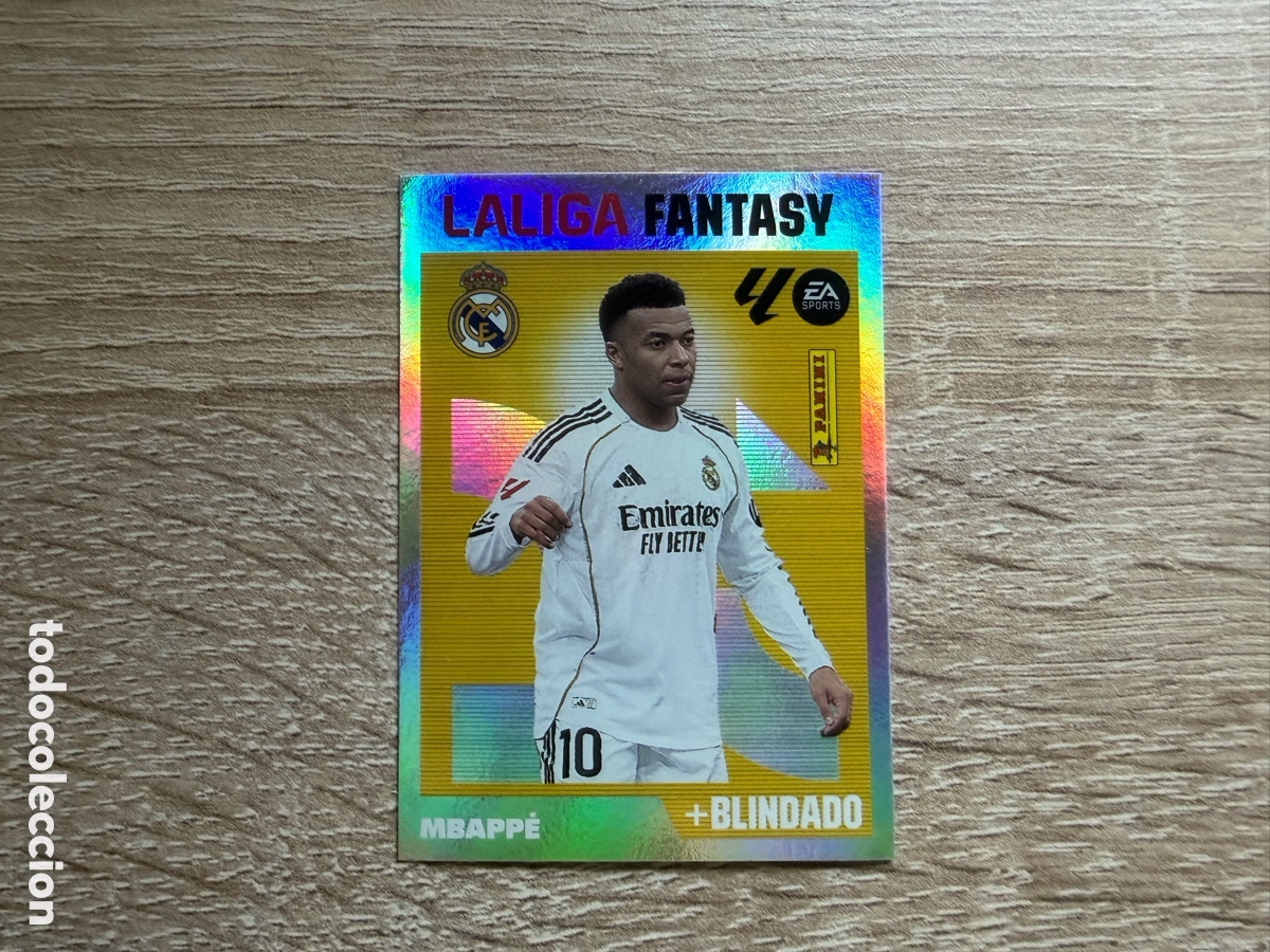 Cromos de Futebol: 9 MBAPP&Eacute; LA LIGA FANTASY LIGA ESTE EDICIONES ESTE 2026 2027 26 27 REAL MADRID