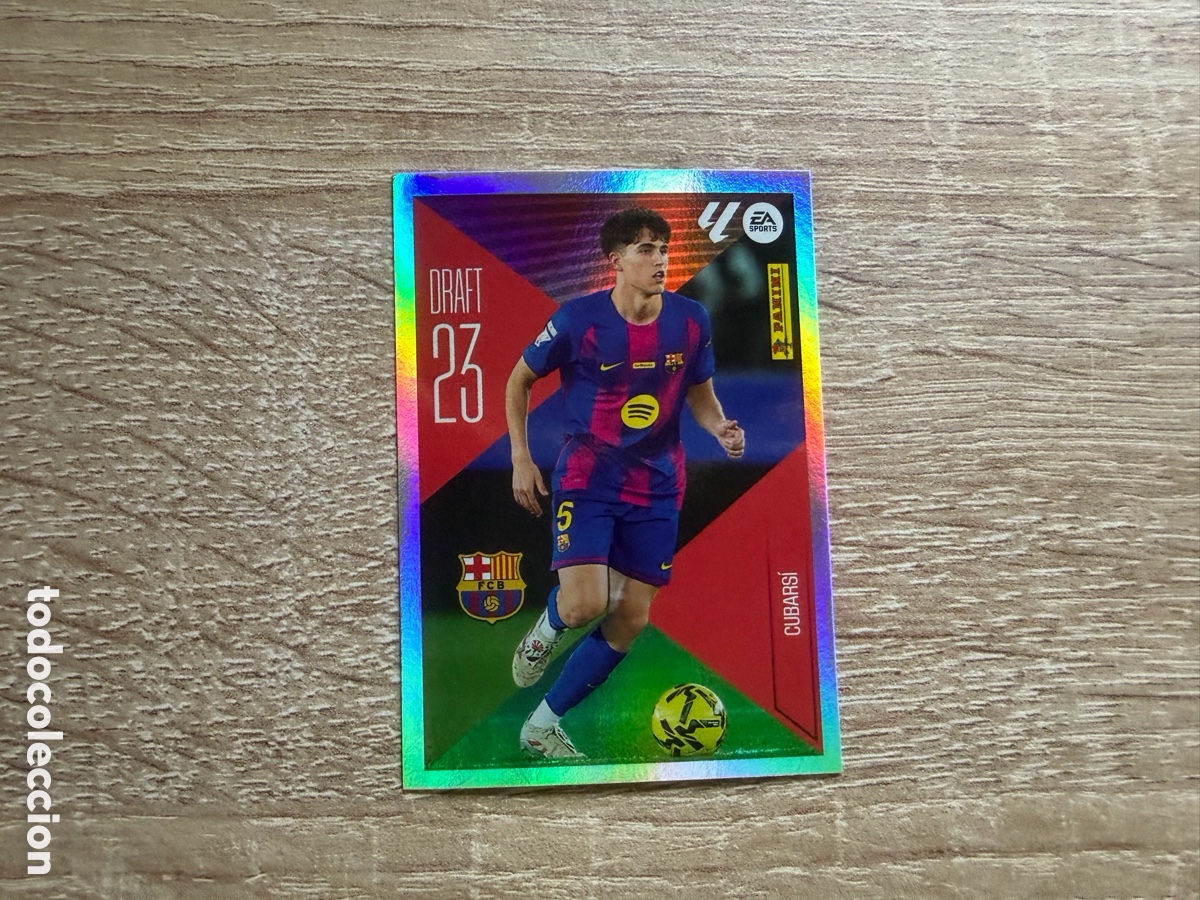 Cromos de f&uacute;tbol: 6 CUBARS&Iacute; DRAFT 23 LIGA ESTE EDICIONES ESTE 2026 2027 26 27 FC BARCELONA