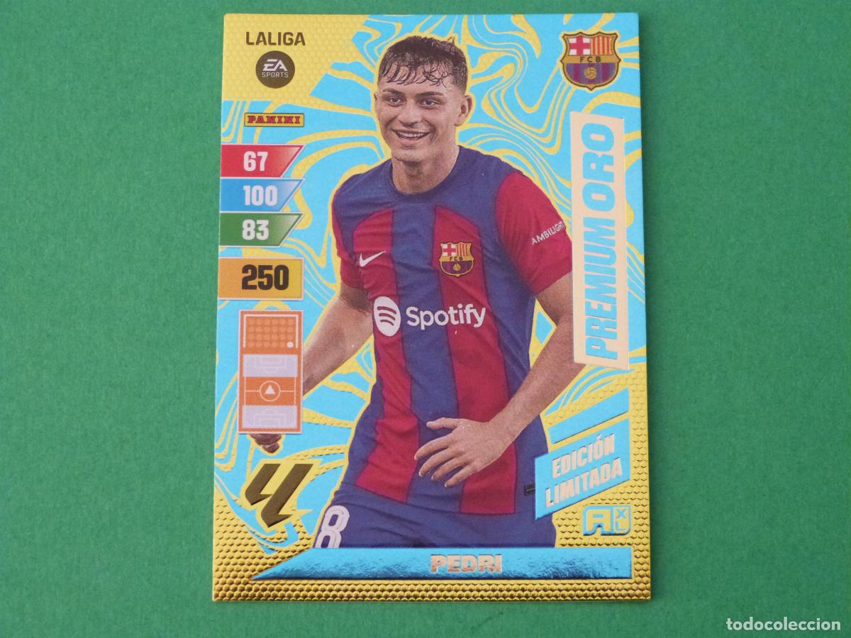 Cromos de f&uacute;tbol: TRADING CARD FUTBOL PEDRI F.C. BARCELONA EDICION LIMITADA LIGA ADRENALYN XL 2023-2024/23-24