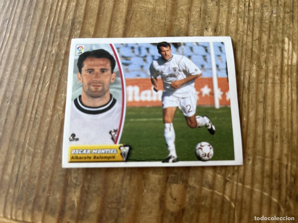 Cromos de f&uacute;tbol: CROMO SIN PEGAR NUNCA PEGADO ALBUM LIGA ESTE 03 04 2003 2004 ALBACETE OSCAR MONTIEL