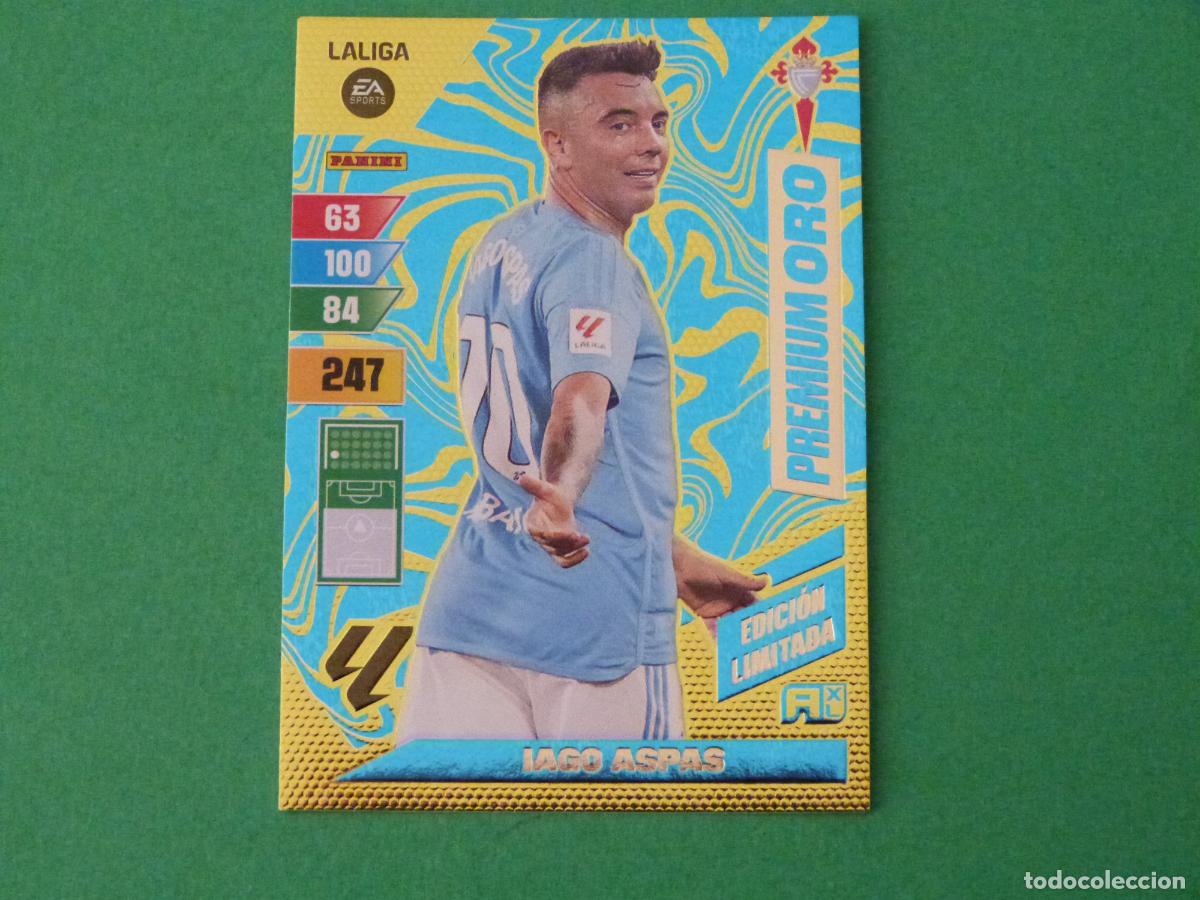 Football Stickers: TRADING CARD FUTBOL IAGO ASPAS CELTA DE VIGO EDICION LIMITADA LIGA ADRENALYN XL 2023-2024/23-24