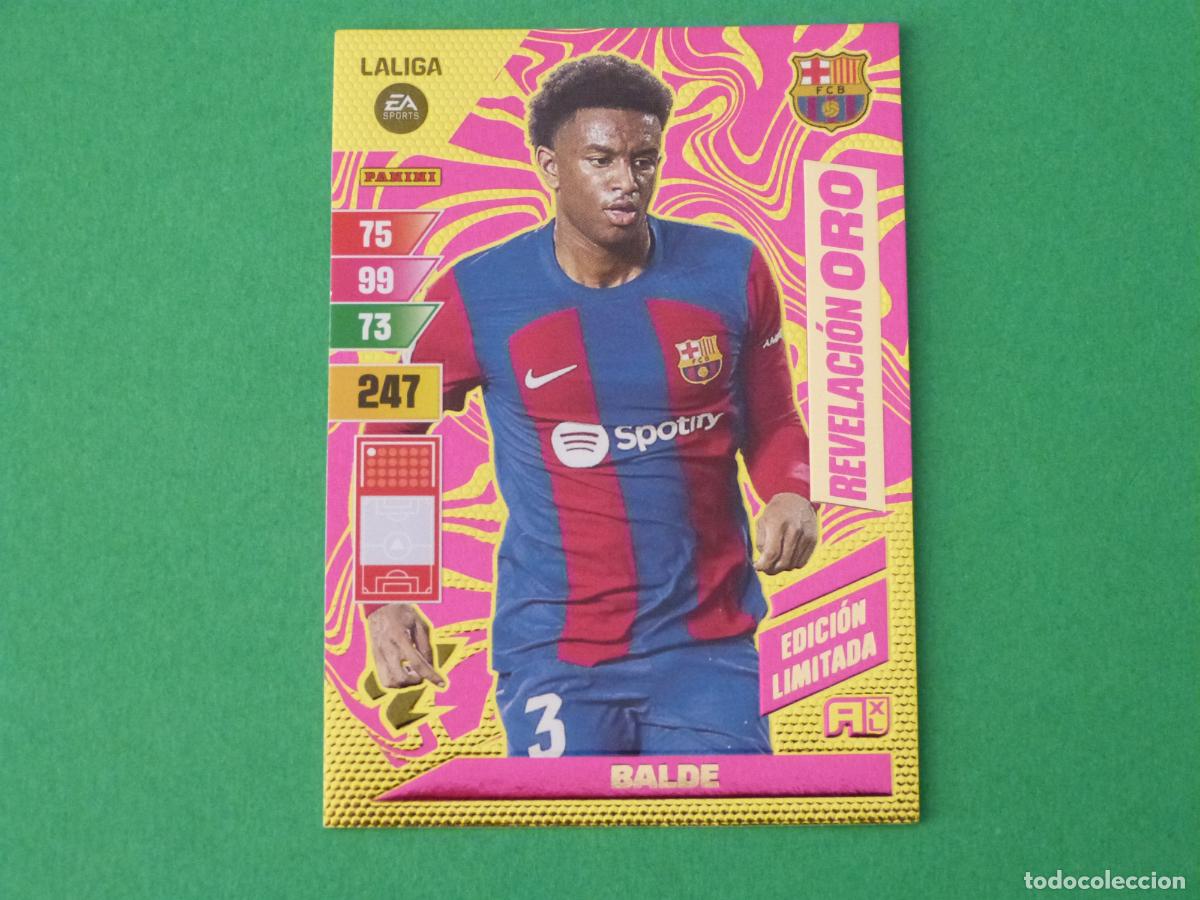 Cromos de f&uacute;tbol: TRADING CARD FUTBOL BALDE F.C. BARCELONA EDICION LIMITADA LIGA ADRENALYN XL 2023-2024/23-24
