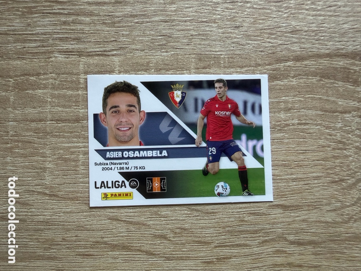 Cromos de f&uacute;tbol: 10 OSAMBELA LIGA ESTE EDICIONES ESTE 2026 2027 26 27 OSASUNA