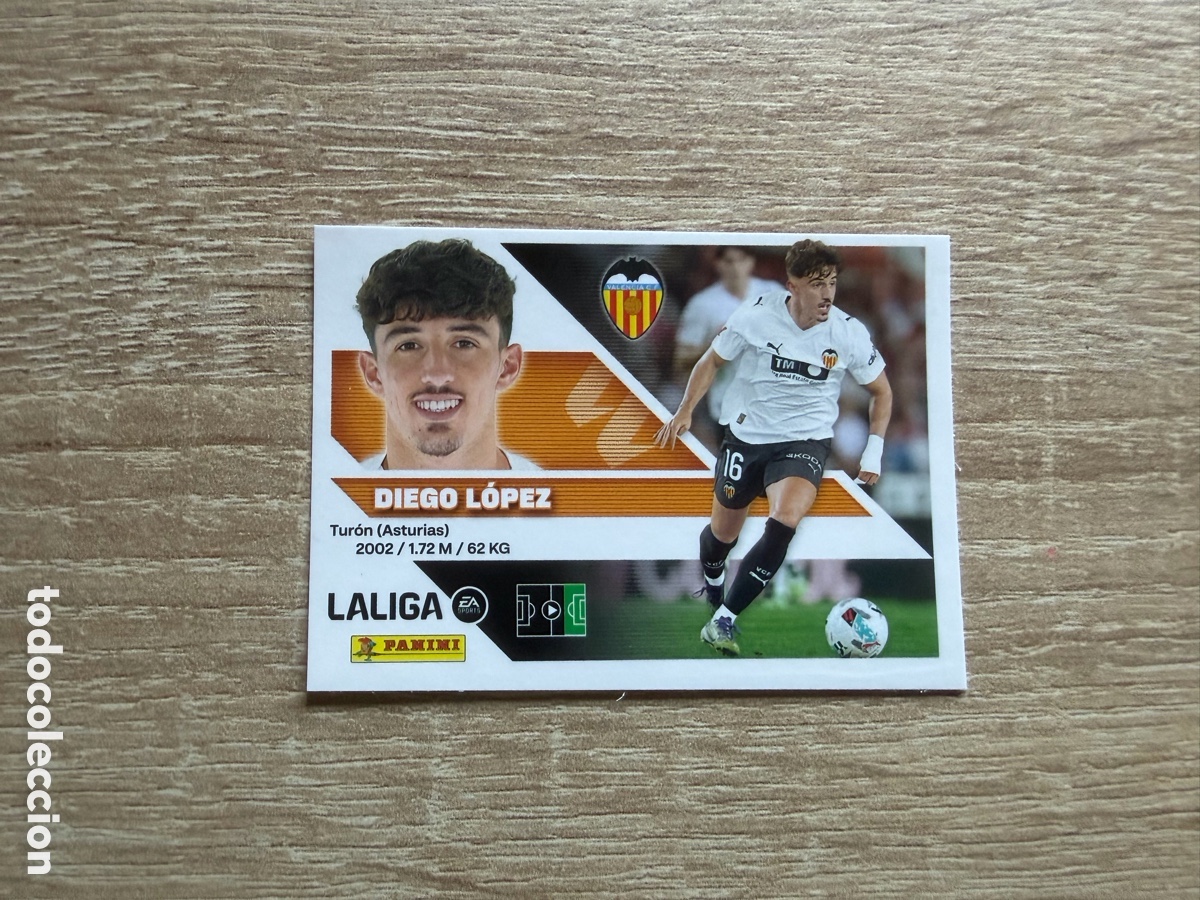Cromos de f&uacute;tbol: 18 DIEGO L&Oacute;PEZ LIGA ESTE EDICIONES ESTE 2026 2027 26 27 VALENCIA CF