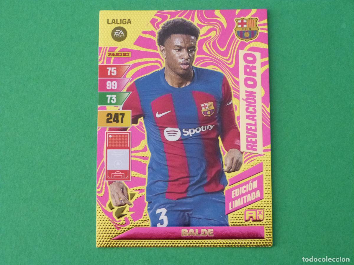 Cromos de f&uacute;tbol: TRADING CARD FUTBOL BALDE F.C. BARCELONA EDICION LIMITADA LIGA ADRENALYN XL 2023-2024/23-24