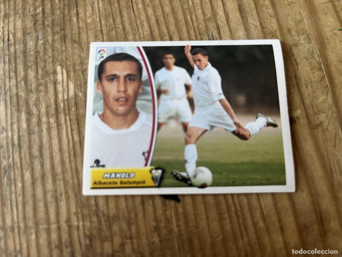 Cromos de f&uacute;tbol: CROMO SIN PEGAR NUNCA PEGADO ALBUM LIGA ESTE 03 04 2003 2004 .COLOCA ALBACETE MANOLO