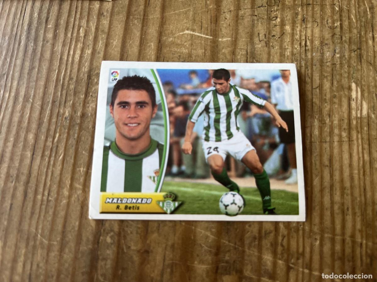 Cromos de Futebol: CROMO SIN PEGAR NUNCA PEGADO ALBUM LIGA ESTE 03 04 2003 2004 COLOCA REAL BETIS MALDONA