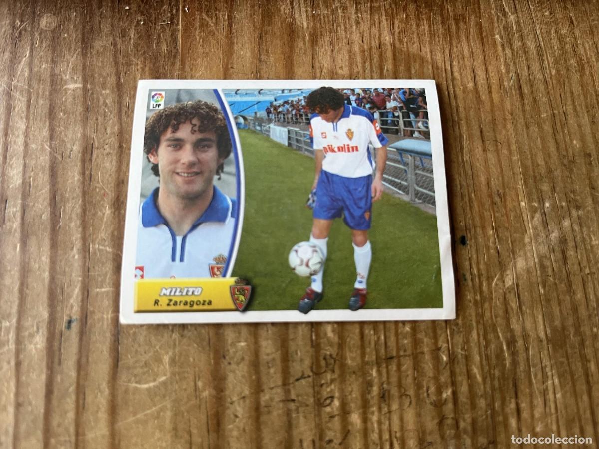 Cromos de Futebol: CROMO SIN PEGAR NUNCA PEGADO ALBUM LIGA ESTE 03 04 2003 2004 ULTIMO FICHAJES # 12 ZARAGOZA MILITO