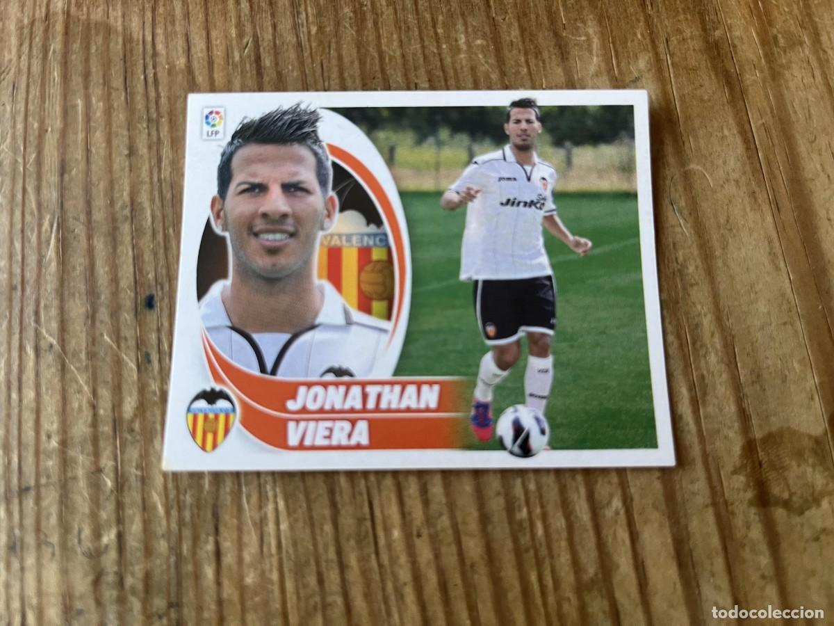 Football Stickers: CROMO SIN PEGAR NUNCA PEGADO LIGA ESTE 12 13 2012 2013 ULTIMOS FICHAJES # 7 VALENCIA JONATHAN VIERA