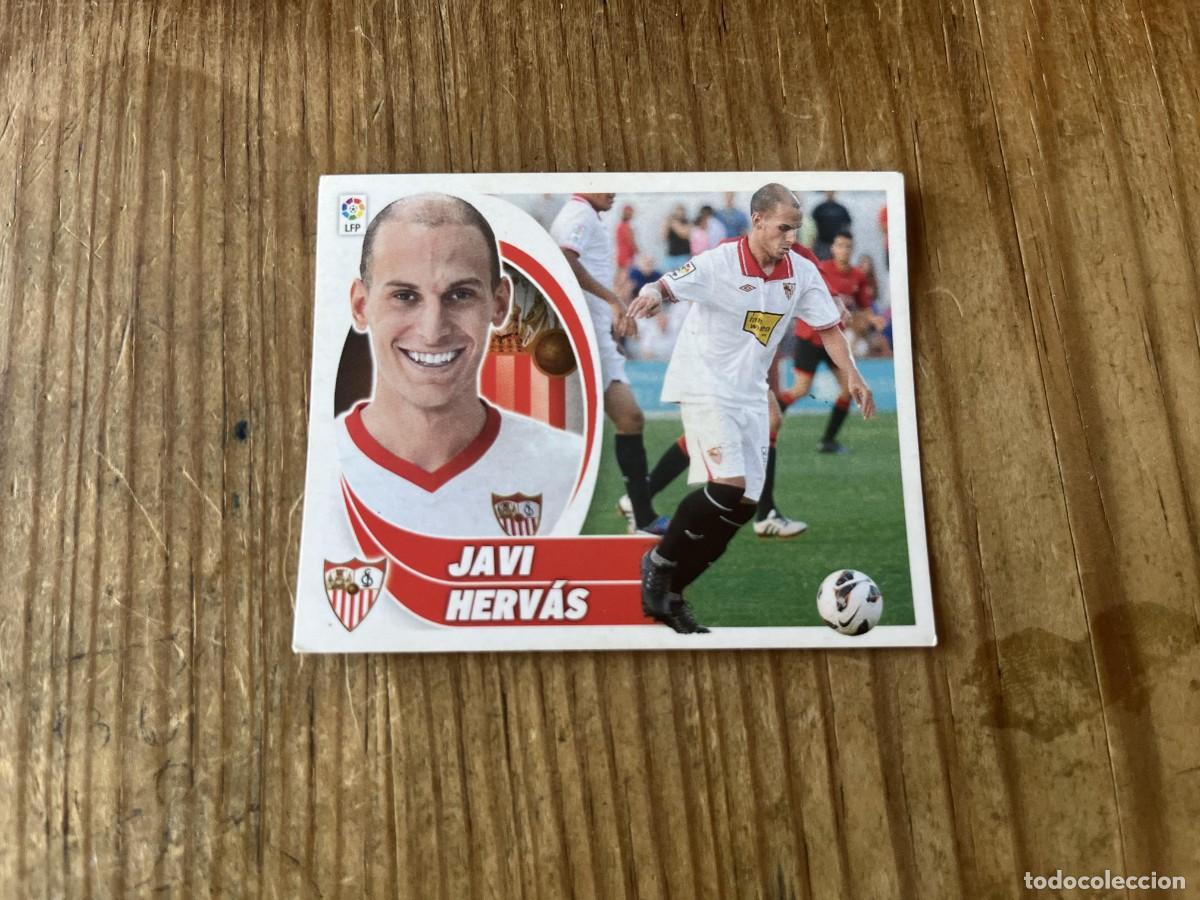 Cromos de f&uacute;tbol: CROMO SIN PEGAR NUNCA PEGADO LIGA ESTE 12 13 2012 2013 ULTIMOS FICHAJES # 11 SEVILLA JAVI HERVAS