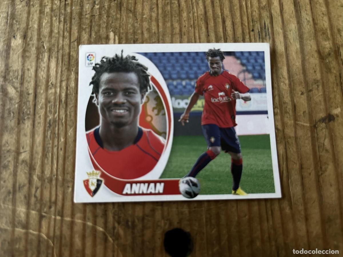 Cromos de f&uacute;tbol: CROMO SIN PEGAR NUNCA PEGADO ALBUM LIGA ESTE 12 13 2012 2013 ULTIMOS FICHAJES # 35 OSASUNA ANNAN