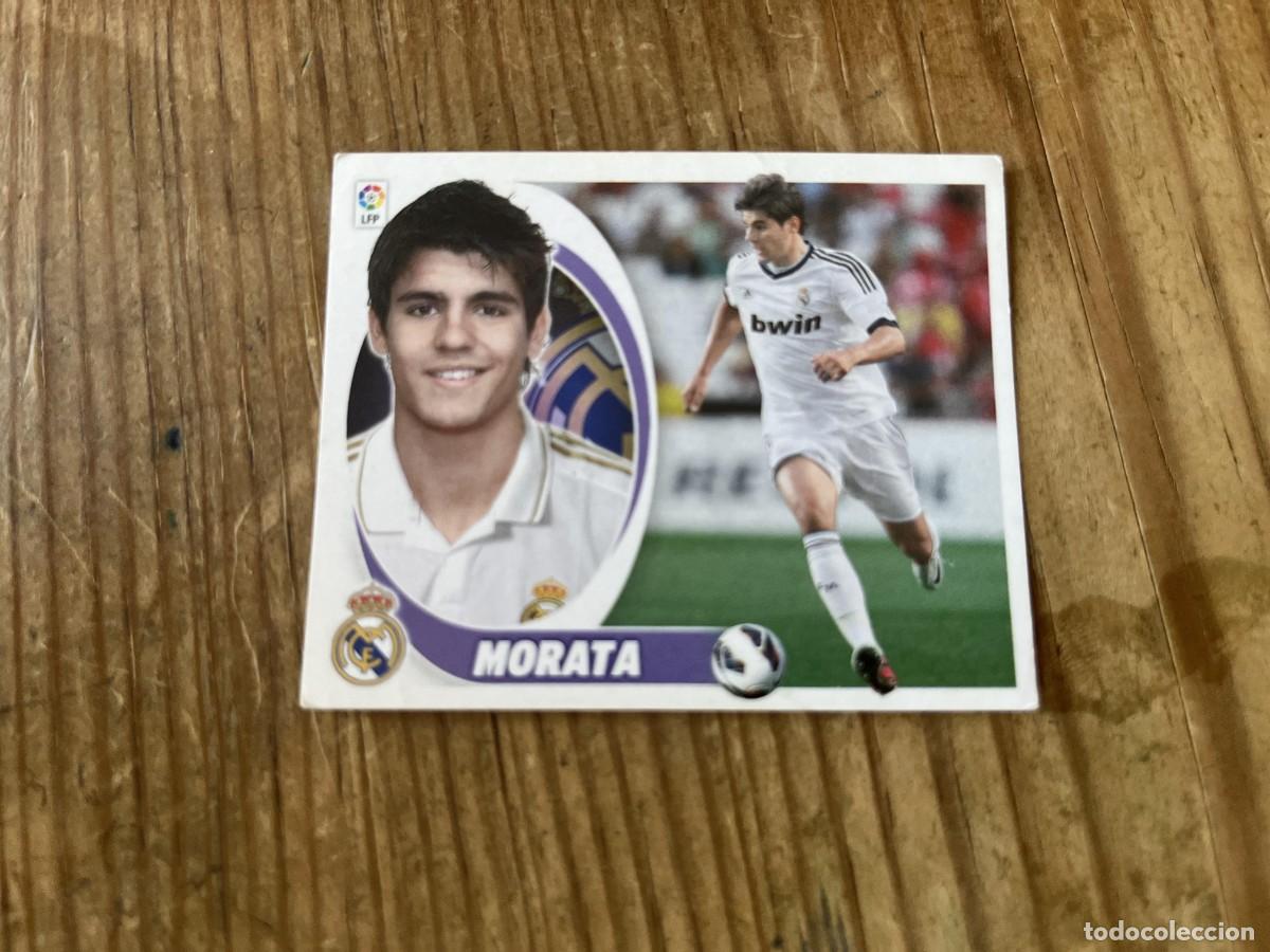 Football Stickers: CROMO SIN PEGAR NUNCA PEGADO LIGA ESTE 12 13 2012 2013 COLOCA # 15 BIS REAL MADRID MORATA