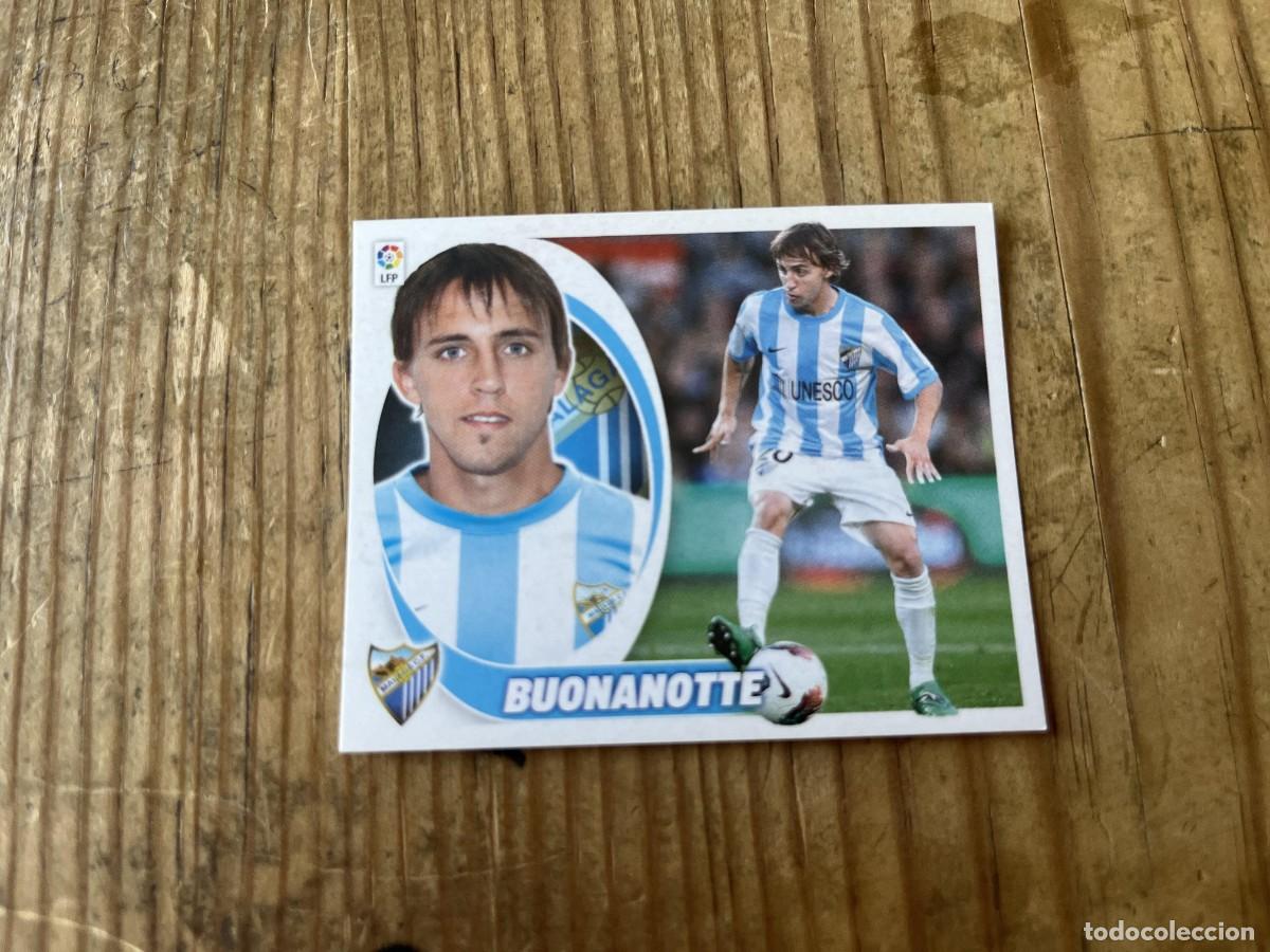 Cromos de f&uacute;tbol: CROMO SIN PEGAR NUNCA PEGADO LIGA ESTE 12 13 2012 2013 COLOCA # 11 BIS MALAGA BUONANOTTE