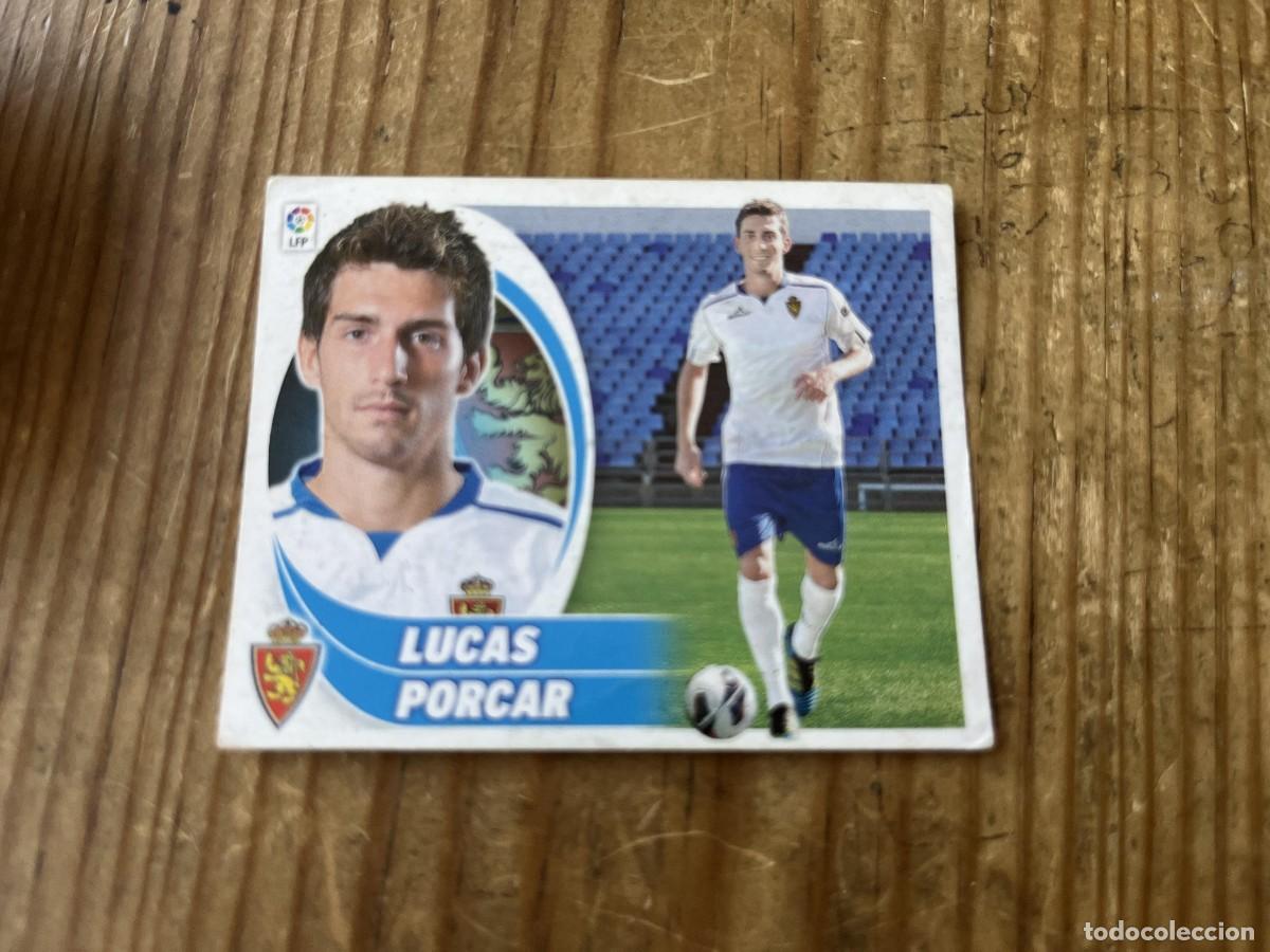 Cromos de f&uacute;tbol: CROMO SIN PEGAR NUNCA PEGADO LIGA ESTE 12 13 2012 2013 COLOCA # 14 BIS ZARAGOZA LUCAS PORCAR