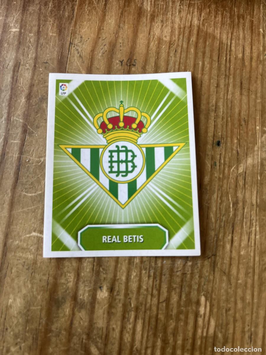 Cromos de f&uacute;tbol: CROMO SIN PEGAR NUNCA PEGADO ALBUM LIGA ESTE 08 09 2008 2009 REAL BETIS ESCUDO