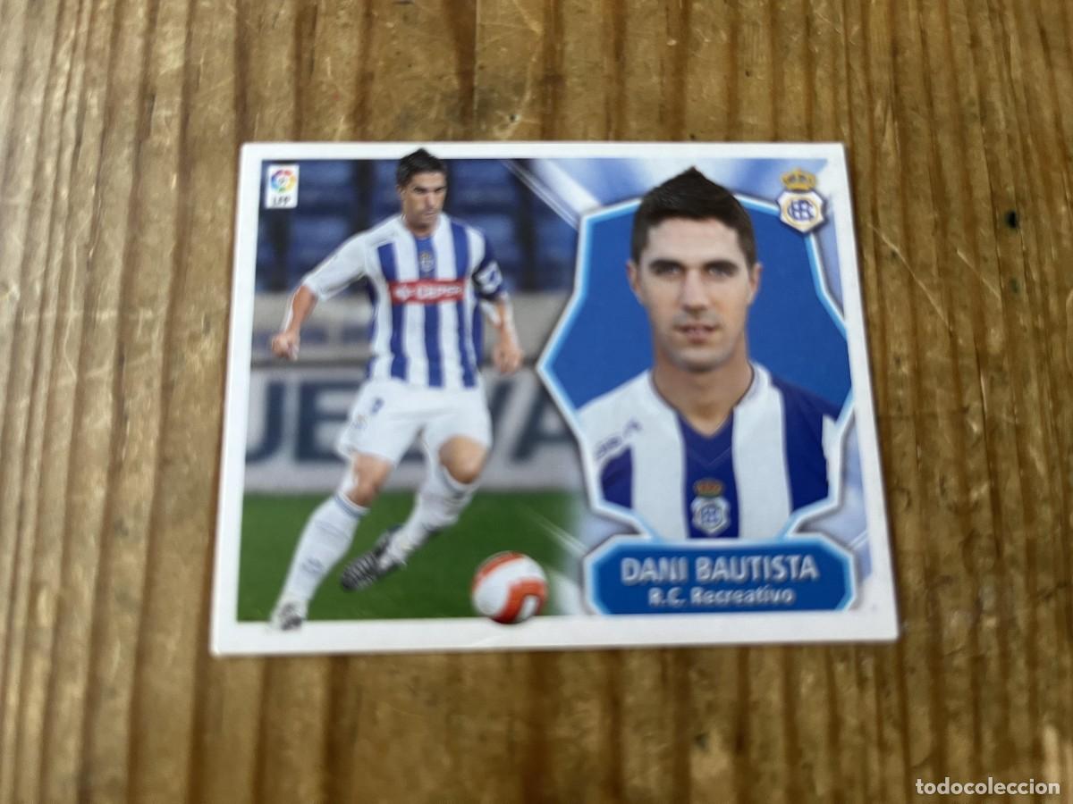 Cromos de f&uacute;tbol: CROMO SIN PEGAR NUNCA PEGADO ALBUM LIGA ESTE 08 09 2008 2009 RECREATIVO HUELVA DANI BAUTISTA
