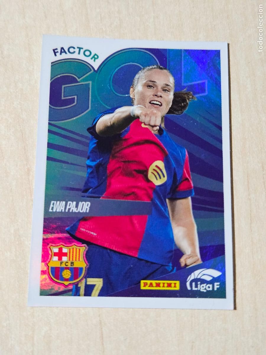 Fu&szlig;ball-Sticker: EWA PAJOR FACTOR GOL FC BARCELONA N&deg; 361 LIGA F FEMENINA 2024 2025 24 25 PANINI