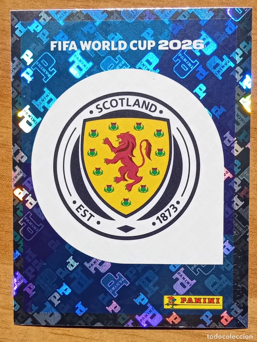 Figurine di Calcio: Figurina Panini 2026 Cromo World Cup Usa Mundial 2026 scudetto escudo badge Scotland n SCO 1