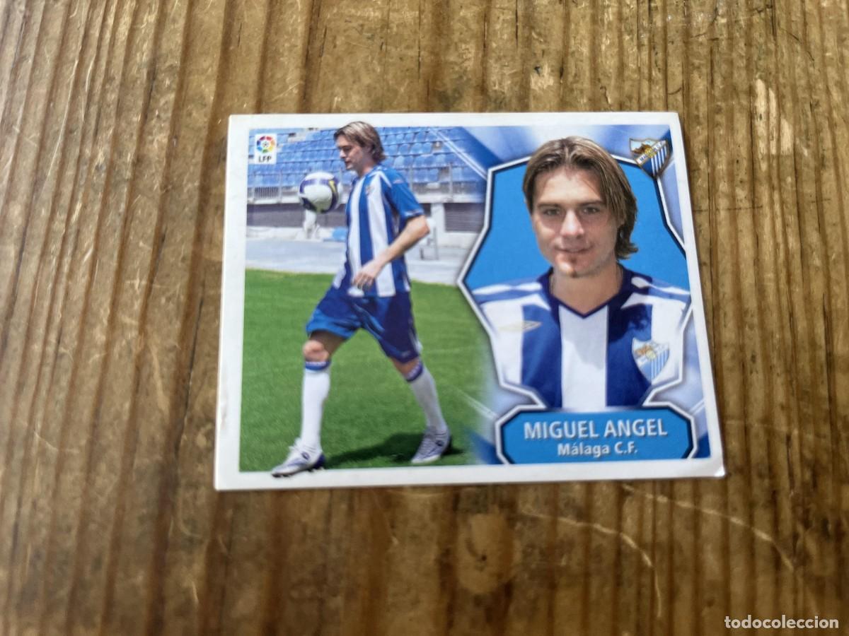 Figurine di Calcio: CROMO SIN PEGAR NUNCA PEGADO LIGA ESTE 08 09 2008 2009 COLOCA MALAGA MIGUEL ANGEL