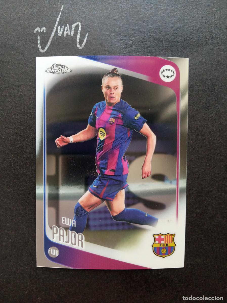 Cromos de f&uacute;tbol: N&ordm; 3 EWA PAJOR FC BARCELONA POLONIA ⚽ TOPPS &reg; CHROME WOMEN CHAMPIONS 2025 2026 25 26 NUEVO