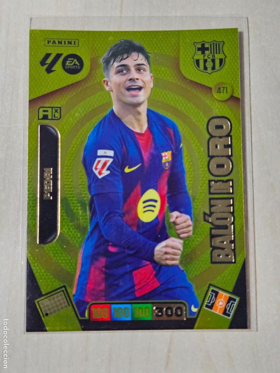 Football Stickers: FICHA N&ordm; 471 PEDRI - ADRENALYN 25 26 - PANINI 2025 - 26 - CROMO - BALON DE ORO