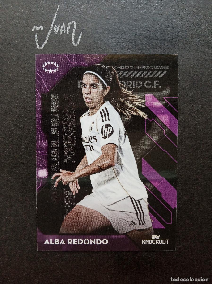 Cromos de f&uacute;tbol: ALBA REDONDO REAL MADRID ESPA&Ntilde;A ⚽ TOPPS &reg; KNOCKOUT UCL UEFA CHAMPIONS WOMEN 2025 2026 25 26 NUEVO