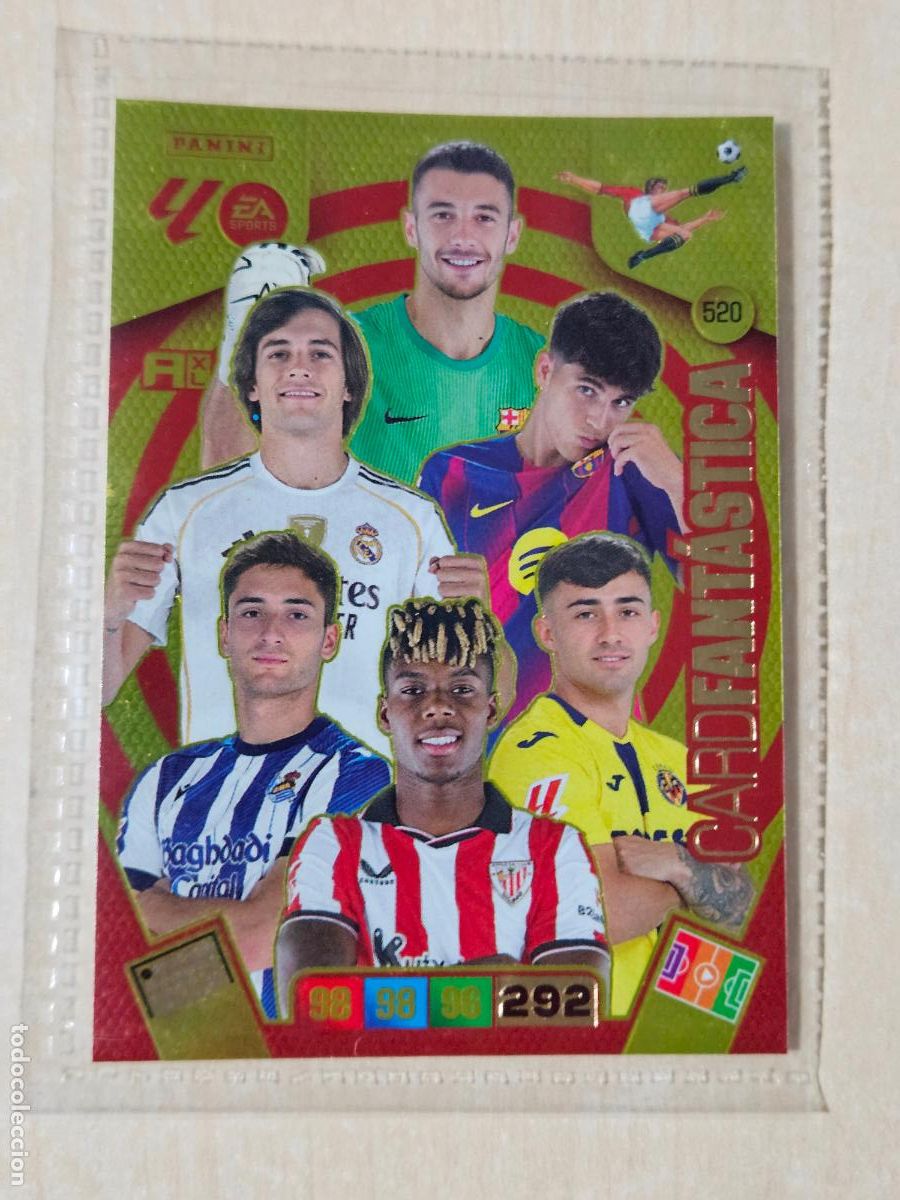 Cromos de f&uacute;tbol: FICHA N&ordm; 520 CARD FANTASTICA - ADRENALYN 25 26 - PANINI 2025 - 26 - CROMO - LAMINE YAMAL