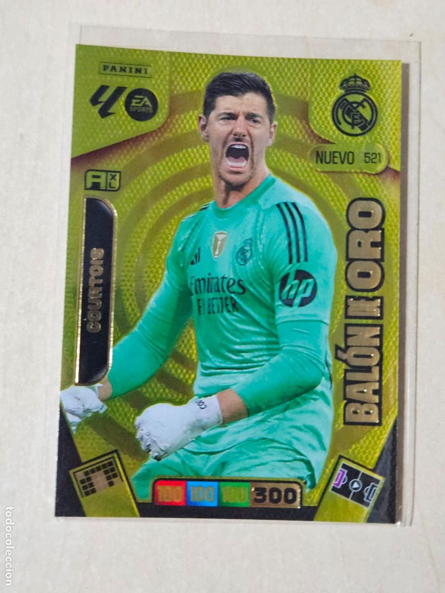 Cromos de f&uacute;tbol: FICHA N&ordm; 521 COURTOIS - ADRENALYN 25 26 - PANINI 2025 - 26 - CROMO - NUEVO BALON DE ORO