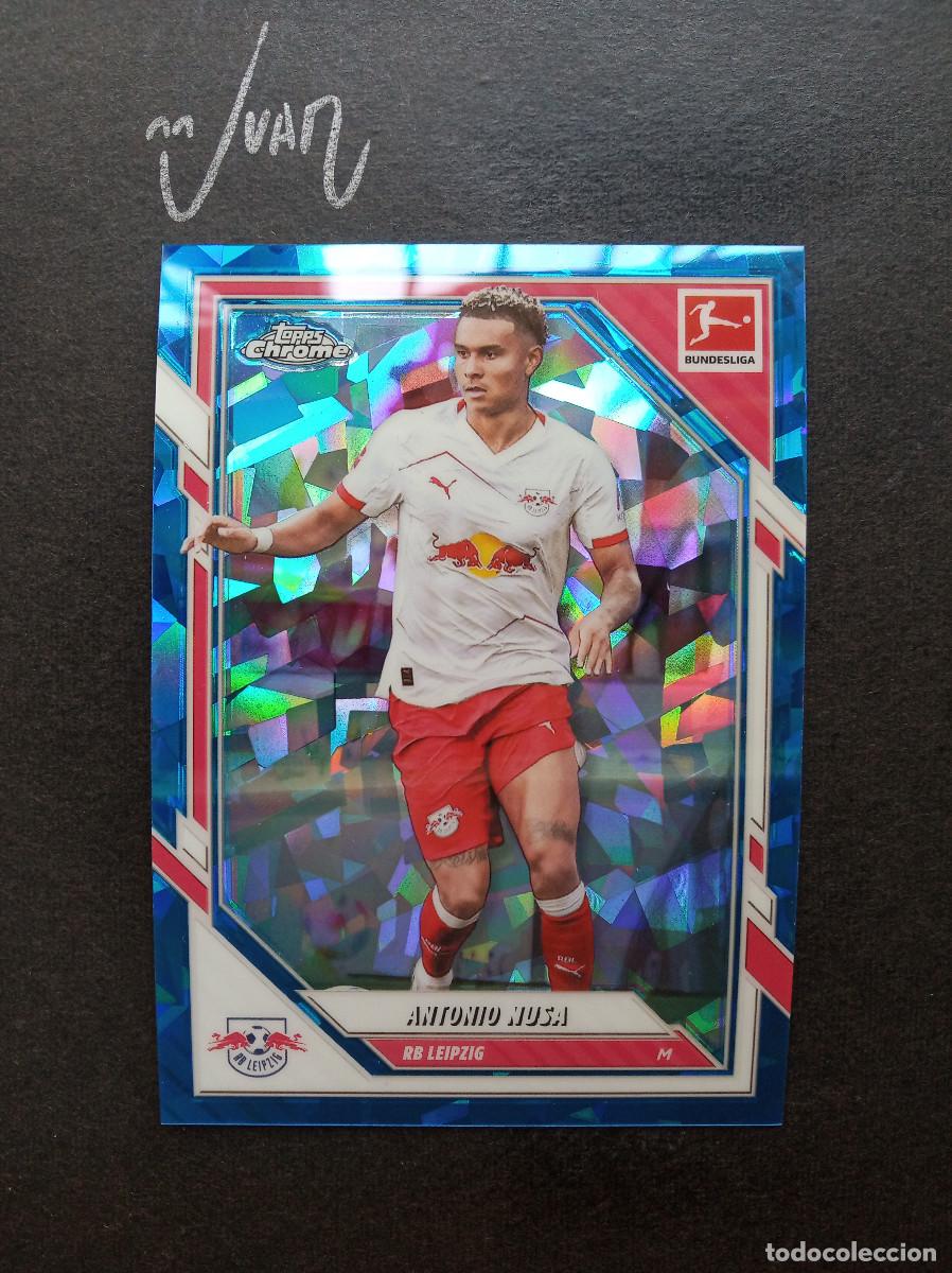 Cromos de f&uacute;tbol: N&ordm; 61 ANTONIO NUSA LEIPZIG NORUEGA⚽ TOPPS &reg; CHROME SAPPHIRE EDITION BUNDESLIGA 2025 2026 25 26 NUEVO