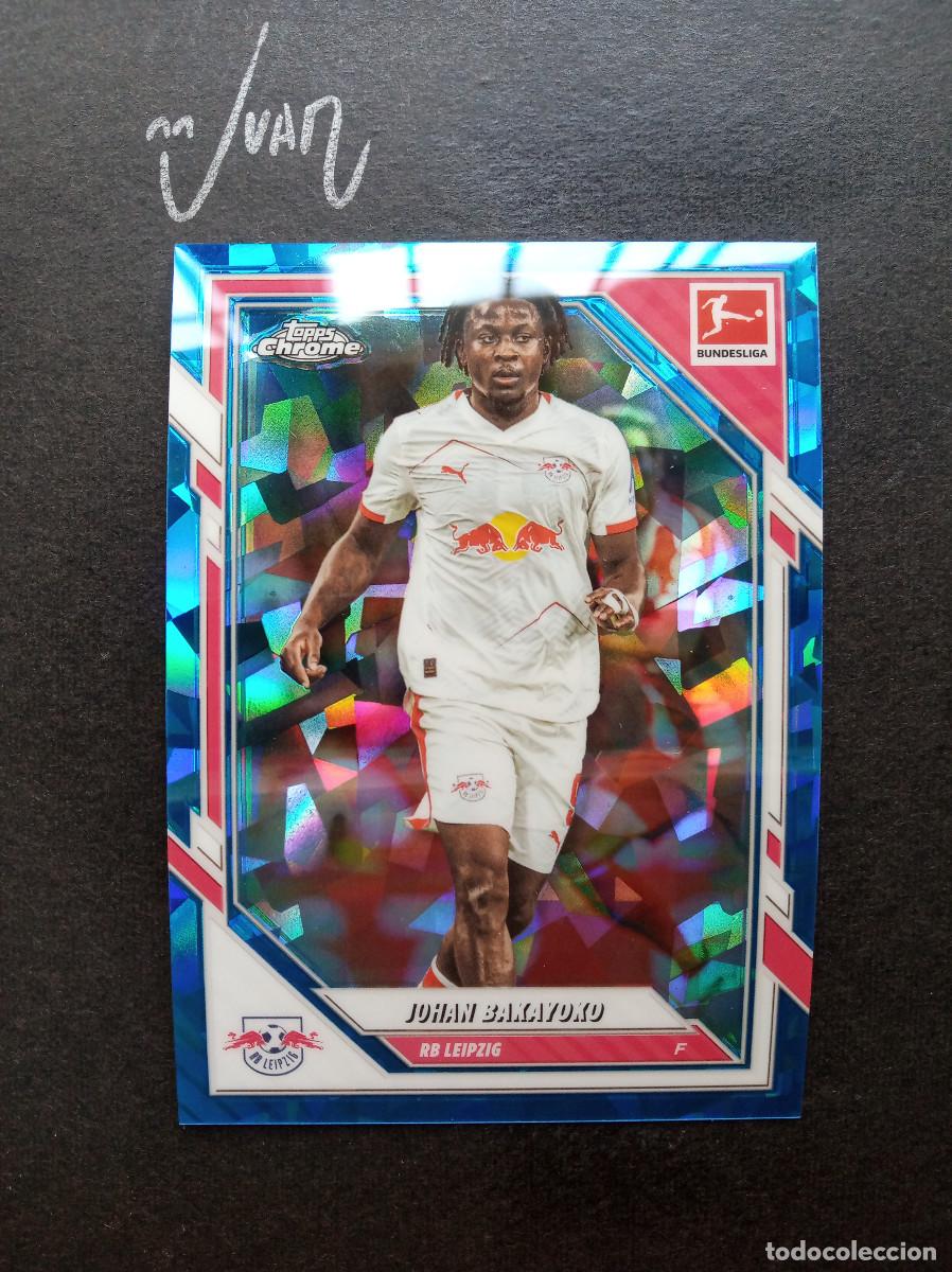 Cromos de f&uacute;tbol: N&ordm; 58 JOHAN BAKAYOKO RB LEIPZIG ⚽ TOPPS &reg; CHROME SAPPHIRE EDITION BUNDESLIGA 2025 2026 25 26 NUEVO