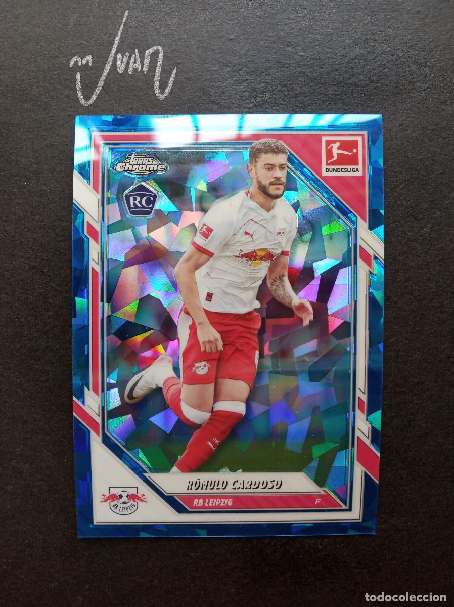 Cromos de f&uacute;tbol: 55 ROOKIE ROMULO CARDOSO LEIPZIG ⚽ TOPPS &reg; CHROME SAPPHIRE EDITION BUNDESLIGA 2025 2026 25 26 NUEVO
