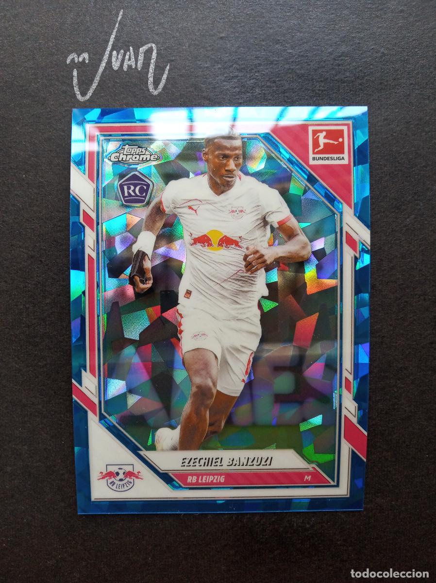 Cromos de f&uacute;tbol: 56 ROOKIE EZECHIEL BANZUZI LEIPZIG ⚽ TOPPS&reg; CHROME SAPPHIRE EDITION BUNDESLIGA 2025 2026 25 26 NUEVO