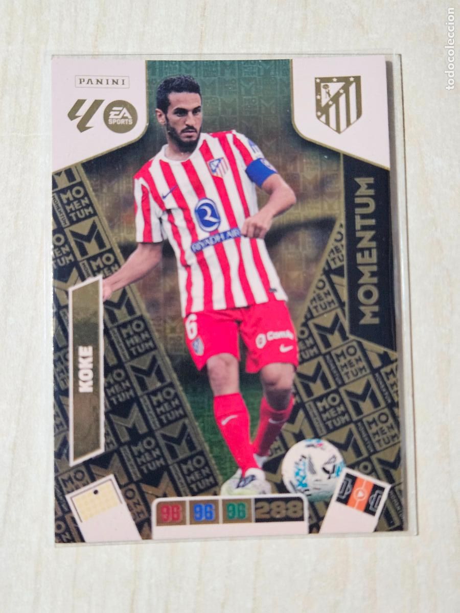 Cromos de f&uacute;tbol: FICHA KOKE - ADRENALYN 25 26 - PANINI 2025 - 26 - CROMO - MOMENTUM