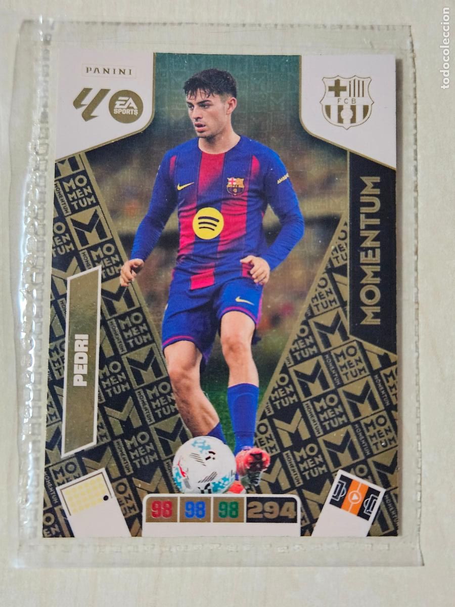 Cromos de f&uacute;tbol: FICHA PEDRI - ADRENALYN 25 26 - PANINI 2025 - 26 - CROMO - MOMENTUM