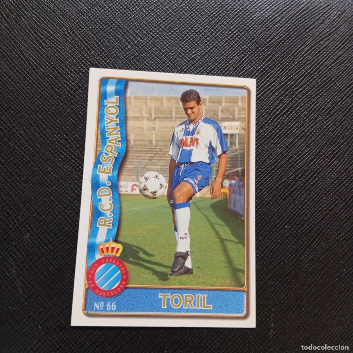 Cromos de f&uacute;tbol: 66 TORIL ESPA&Ntilde;OL MUNDICROMO 1996 1997 CROMO FUTBOL LIGA 96 97 - A207 PG105