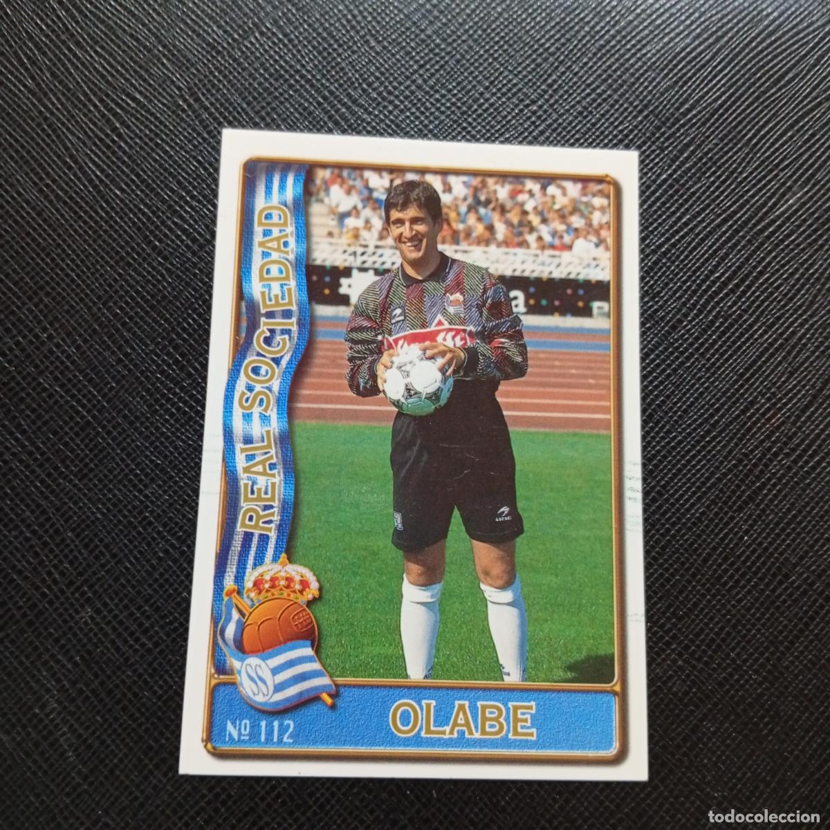 Cromos de f&uacute;tbol: 112 OLABE REAL SOCIEDAD MUNDICROMO 1996 1997 CROMO FUTBOL LIGA 96 97 - A207 PG153