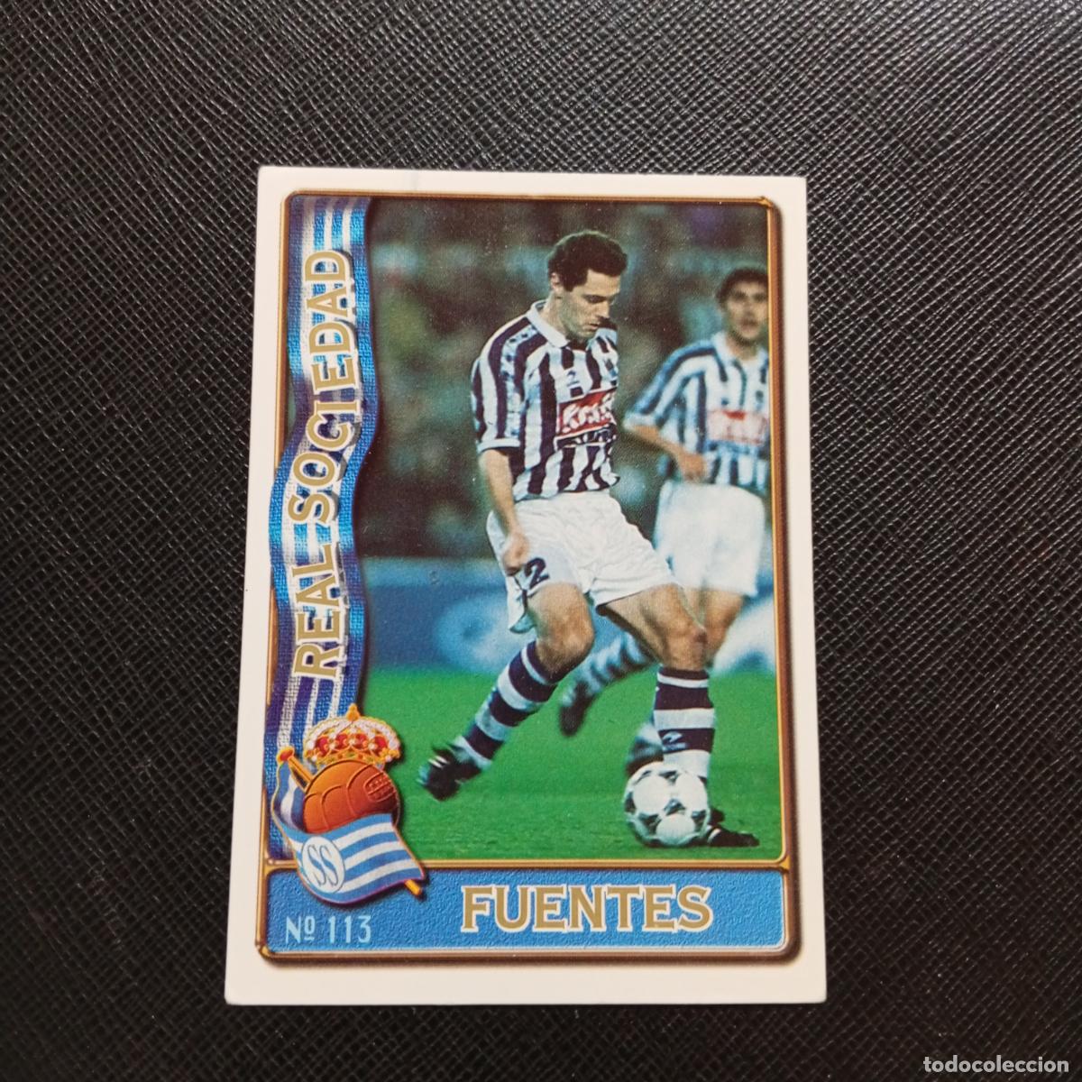 Cromos de f&uacute;tbol: 113 FUENTES REAL SOCIEDAD MUNDICROMO 1996 1997 CROMO FUTBOL LIGA 96 97 - A207 PG153