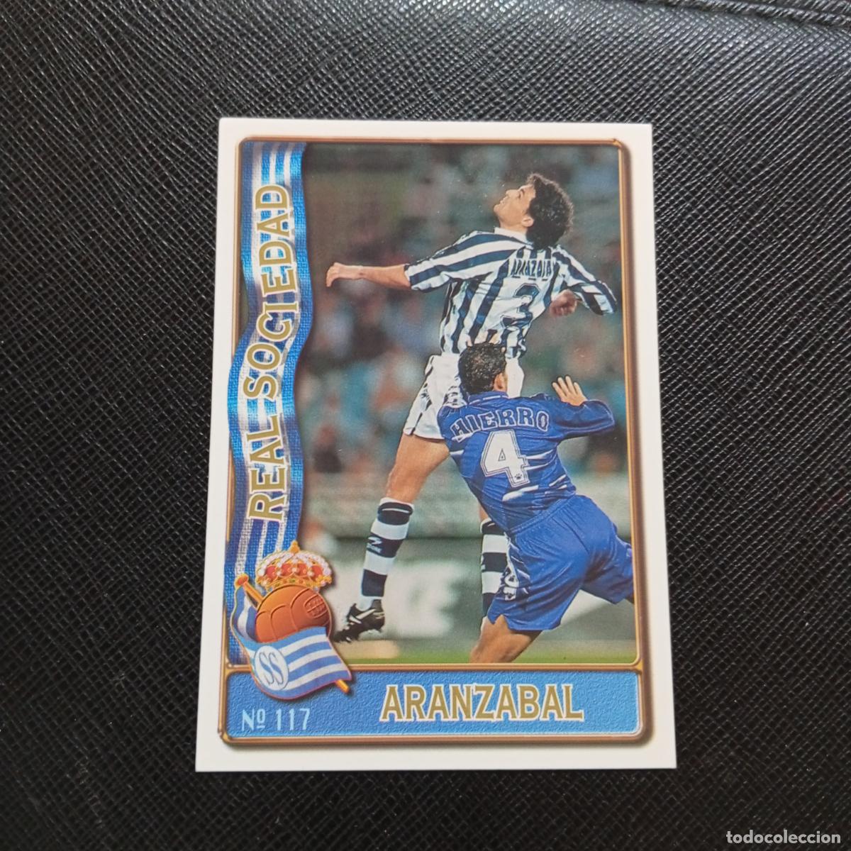 Cromos de f&uacute;tbol: 117 ARANZABAL REAL SOCIEDAD MUNDICROMO 1996 1997 CROMO FUTBOL LIGA 96 97 - A207 PG153
