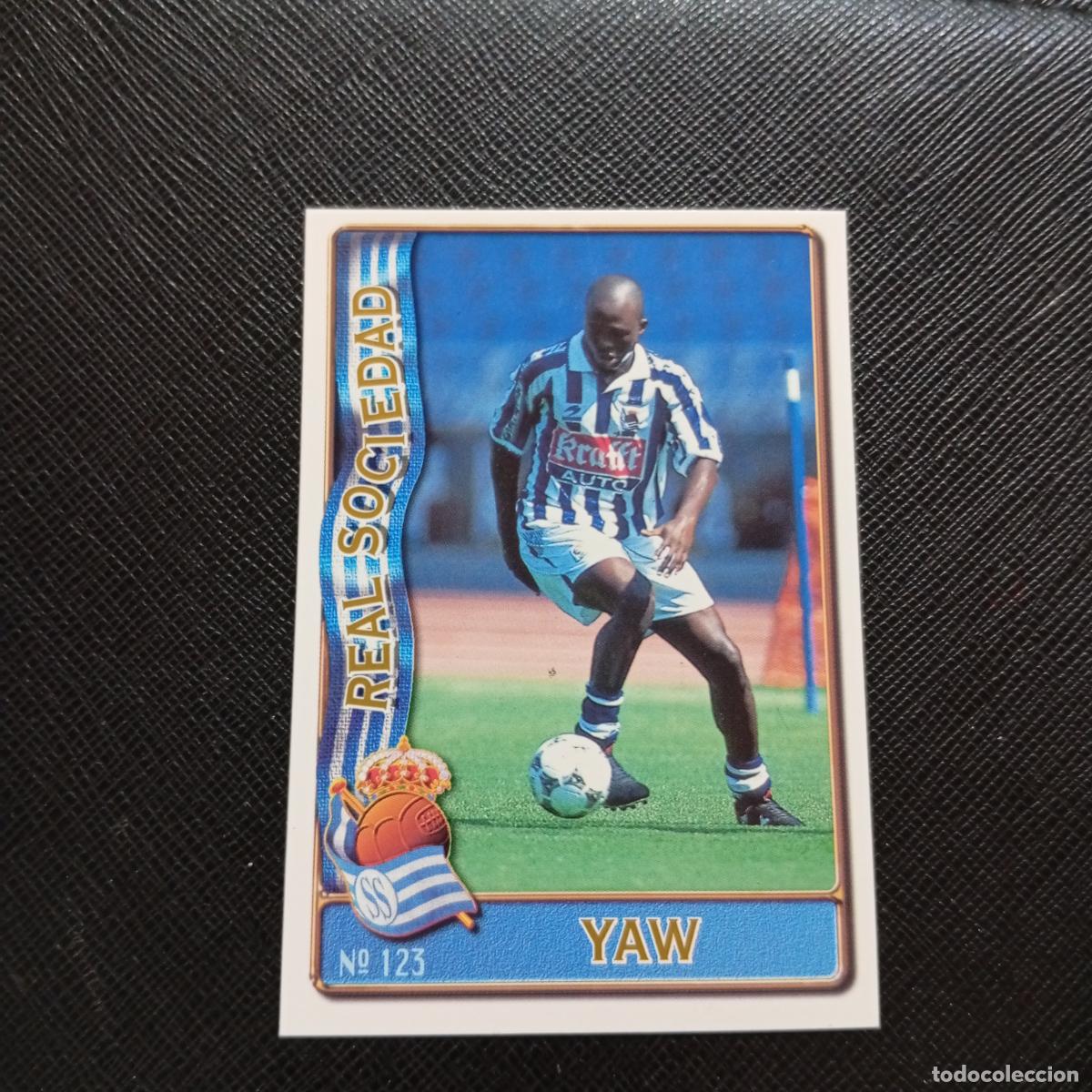 Cromos de f&uacute;tbol: 123 YAW REAL SOCIEDAD MUNDICROMO 1996 1997 CROMO FUTBOL LIGA 96 97 - A207 PG160