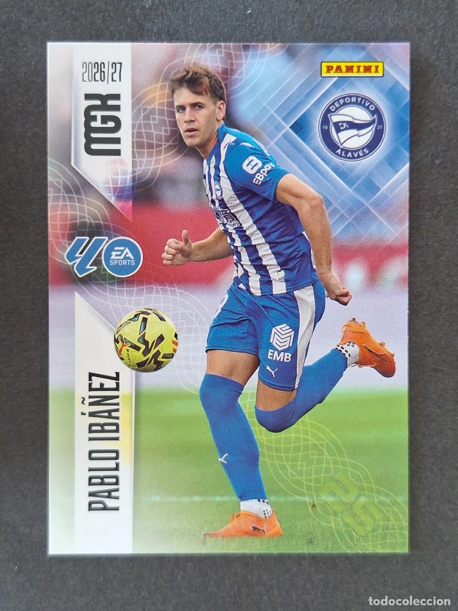 Cromos de f&uacute;tbol: L1 PABLO IBA&Ntilde;EZ DEPORTIVO ALAVES 31 PANINI MEGACRACKS 2026 2027 26 27