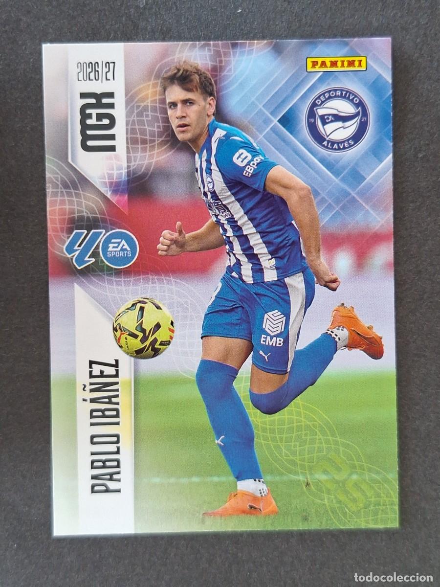 Cromos de f&uacute;tbol: L1 PABLO IBA&Ntilde;EZ DEPORTIVO ALAVES 31 PANINI MEGACRACKS 2026 2027 26 27