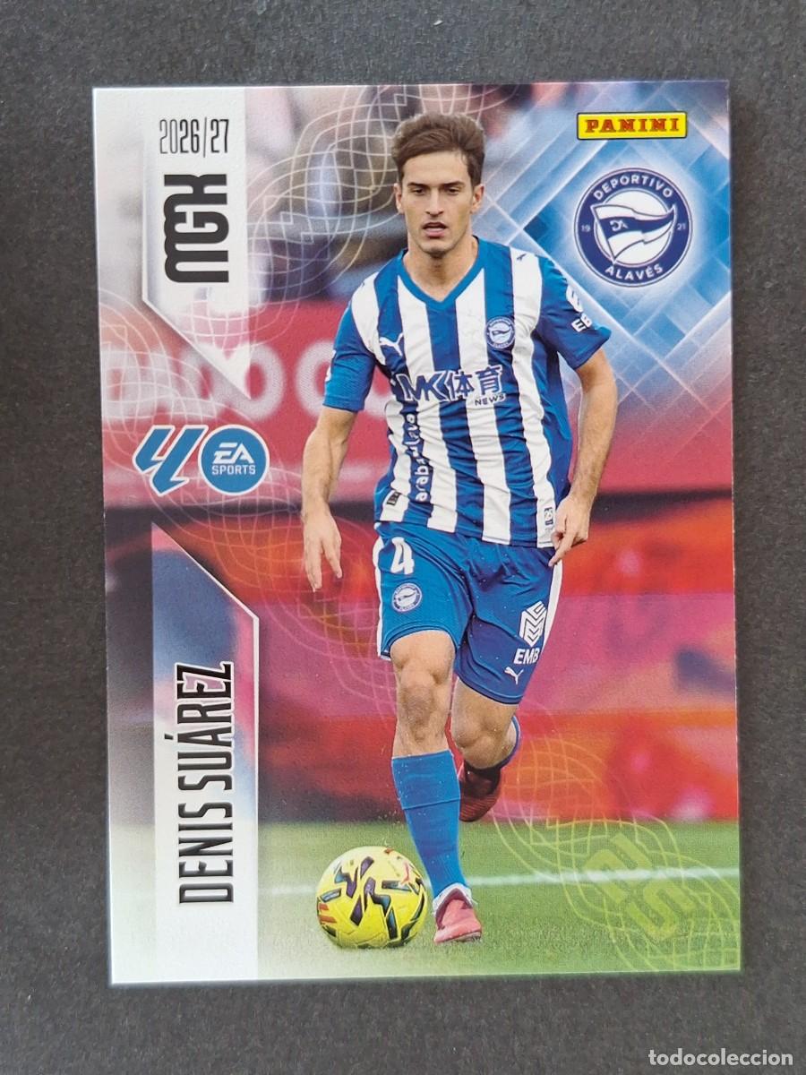Cromos de f&uacute;tbol: L1 DENIS SUAREZ DEPORTIVO ALAVES 32 PANINI MEGACRACKS 2026 2027 26 27