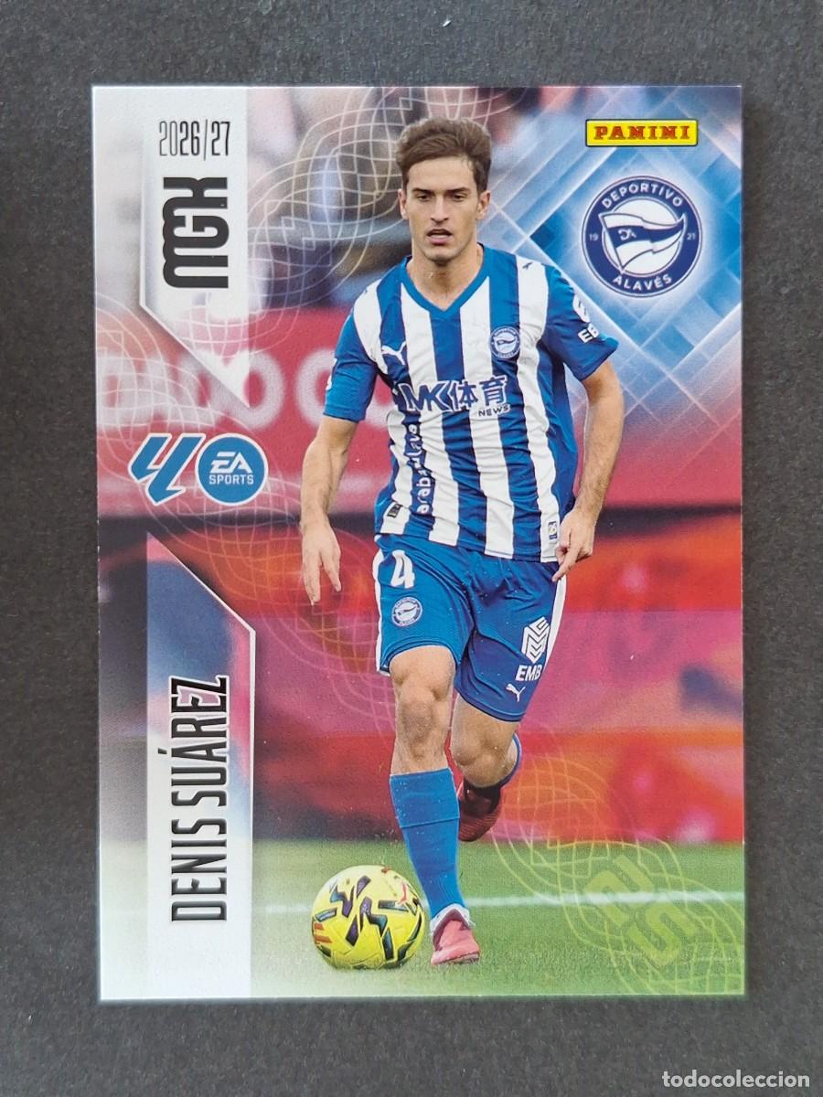 Cromos de f&uacute;tbol: L1 DENIS SUAREZ DEPORTIVO ALAVES 32 PANINI MEGACRACKS 2026 2027 26 27