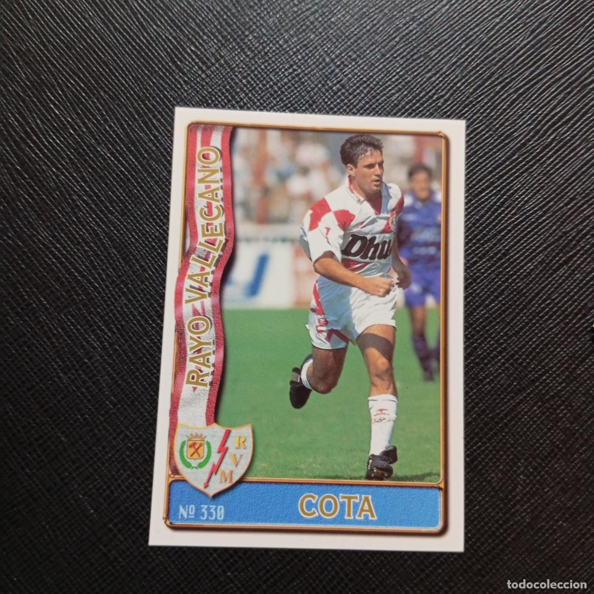 Cromos de f&uacute;tbol: 330 COTA RAYO VALLECANO MUNDICROMO 1996 1997 CROMO FUTBOL LIGA 96 97 - A207 PG366