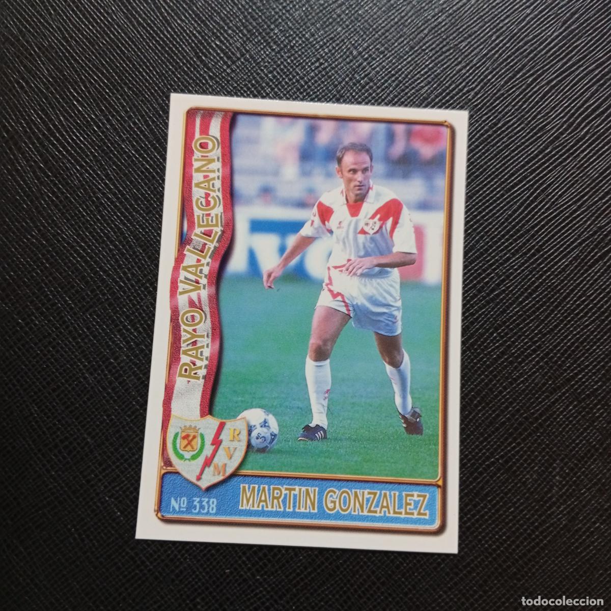 Cromos de f&uacute;tbol: 338 MARTIN GONZALEZ VALLECANO MUNDICROMO 1996 1997 CROMO FUTBOL LIGA 96 97 - A207 PG372