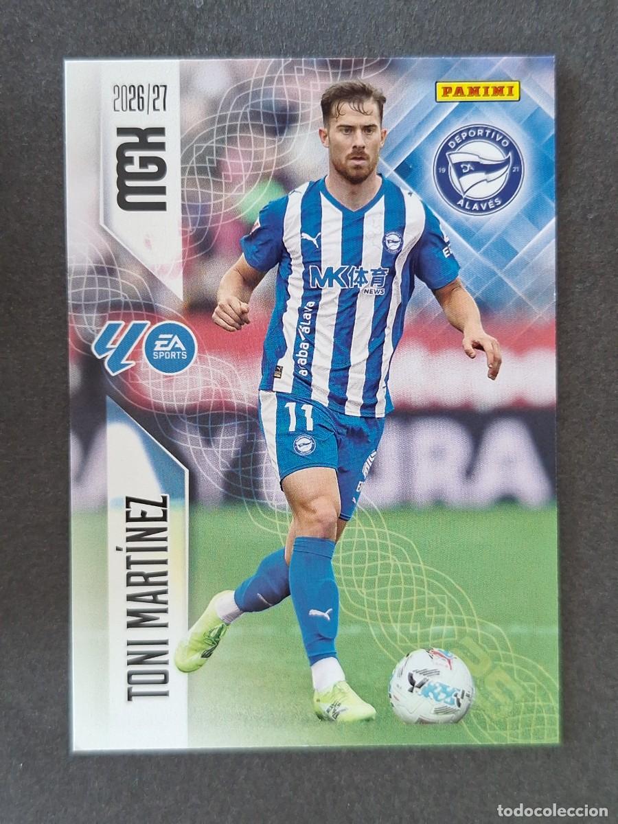 Cromos de f&uacute;tbol: L1 TONI MARTINEZ DEPORTIVO ALAVES 35 PANINI MEGACRACKS 2026 2027 26 27
