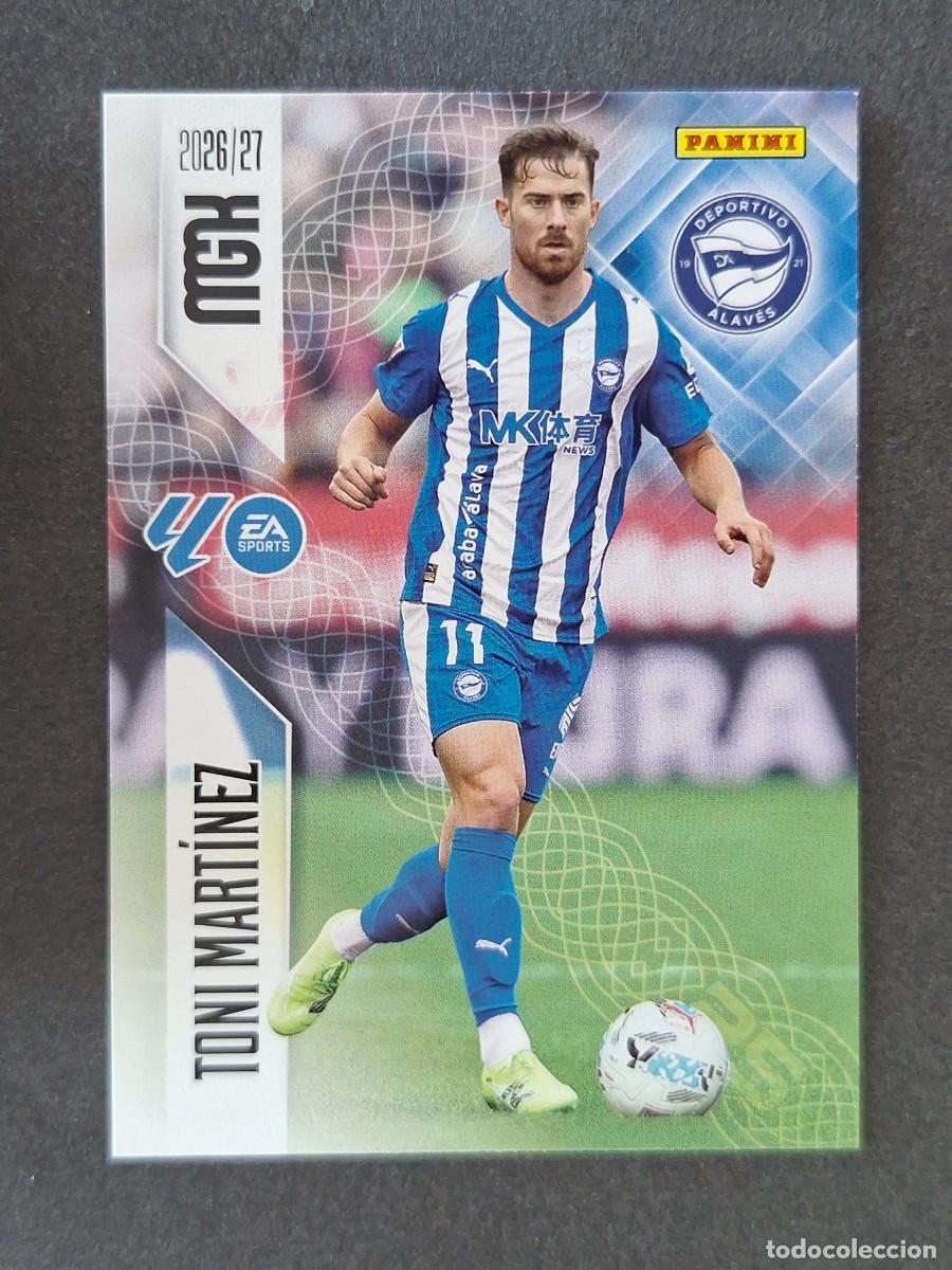 Cromos de f&uacute;tbol: L1 TONI MARTINEZ DEPORTIVO ALAVES 35 PANINI MEGACRACKS 2026 2027 26 27