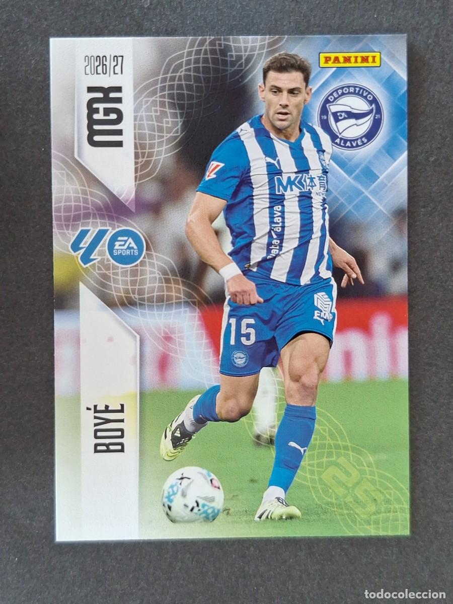 Cromos de f&uacute;tbol: L1 BOYE DEPORTIVO ALAVES 36 PANINI MEGACRACKS 2026 2027 26 27