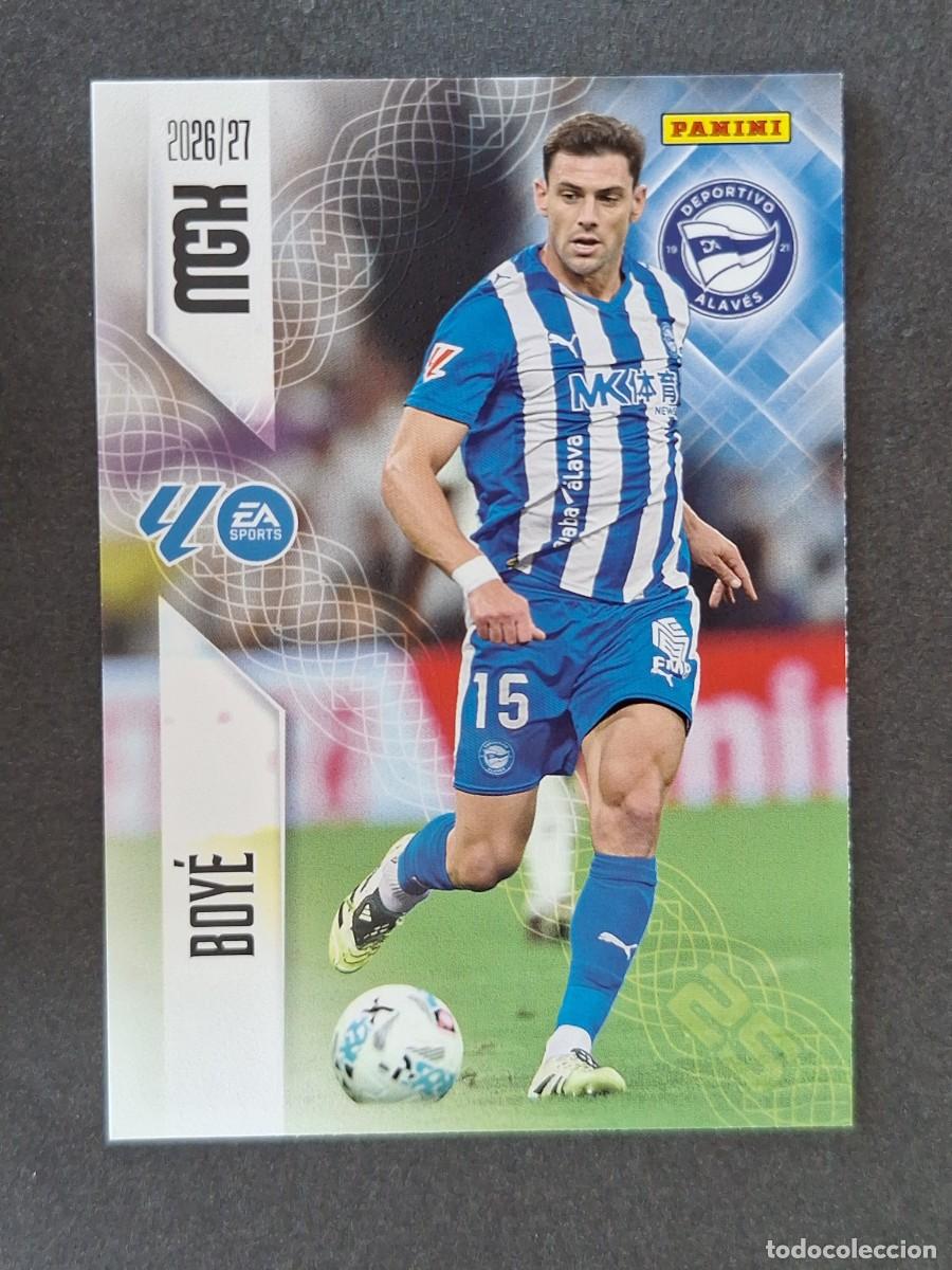 Cromos de f&uacute;tbol: L1 BOYE DEPORTIVO ALAVES 36 PANINI MEGACRACKS 2026 2027 26 27