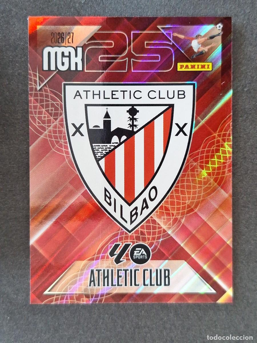 Cromos de f&uacute;tbol: L1 ESCUDO ATHLETIC CLUB DE BILBAO 37 PANINI MEGACRACKS 2026 2027 26 27